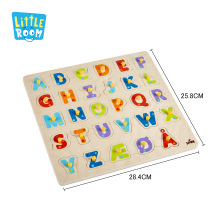 3D Jigsaw Educational Puzzle Toy Fsc Wood Matching Alphabet Wooden